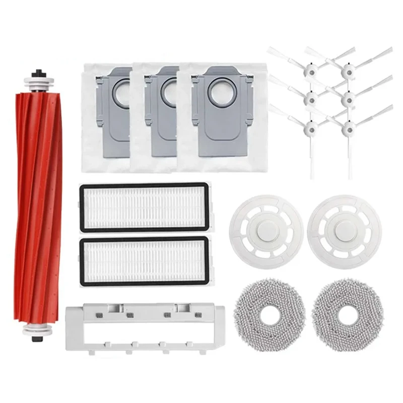 

For Roborock Qrevo Maxv Qrevo S Qrevo Pro Vacuum Cleaner Main Side Brush Hepa Filter Mop Cloth Dust Bags Parts