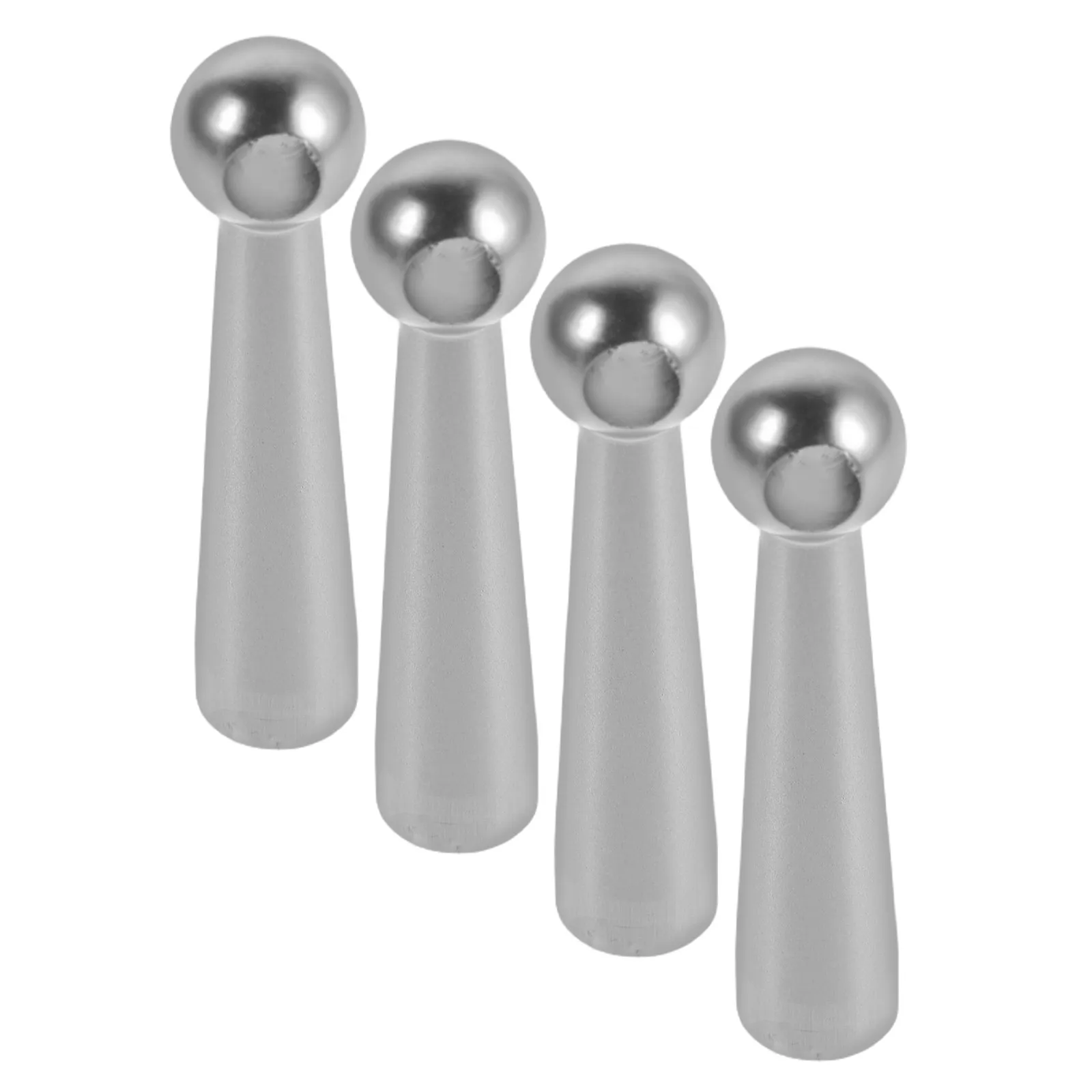 4Pcs Metal Furniture Connectors Stable Cabinet Rail Fittings Post End Cap Anti-Fall Barrier Glass Railing Accessories Zinc Alloy