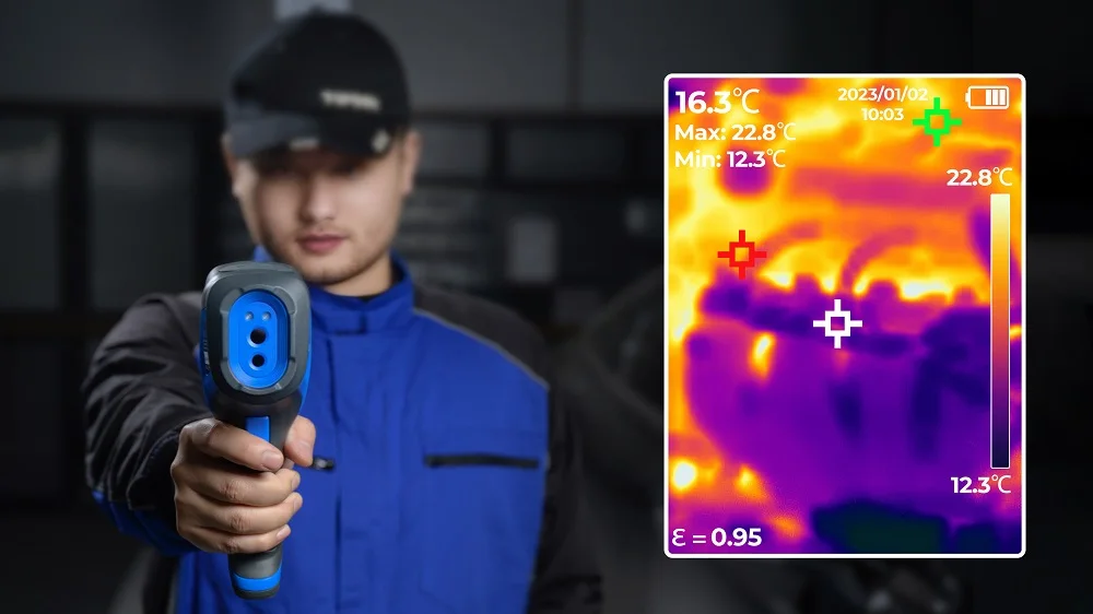 TOPDON TC005 High Resolution Accuracy 256*192 Handheld Infrared Thermal Scanner Imaging Camera Imager