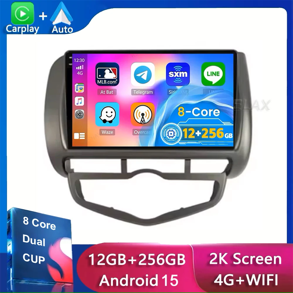 

Android 15 For Honda Jazz City 2002 2003 2004 2005 2006 2007 Car Radio Multimedia Player Navigation Car Auto Carplay 2 Din