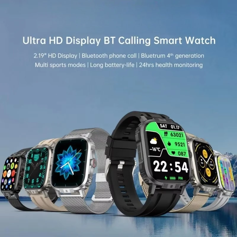 

New Bluetooth Call Smart Watch Men Waterproof Sport Fitness Tracker Weather Display Man Watch For Phone information