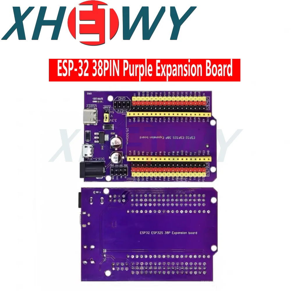 ESP32S 38pin Purple 6 000 Board IoT Development NodeMCU-32S Lua Wifi Serial Port