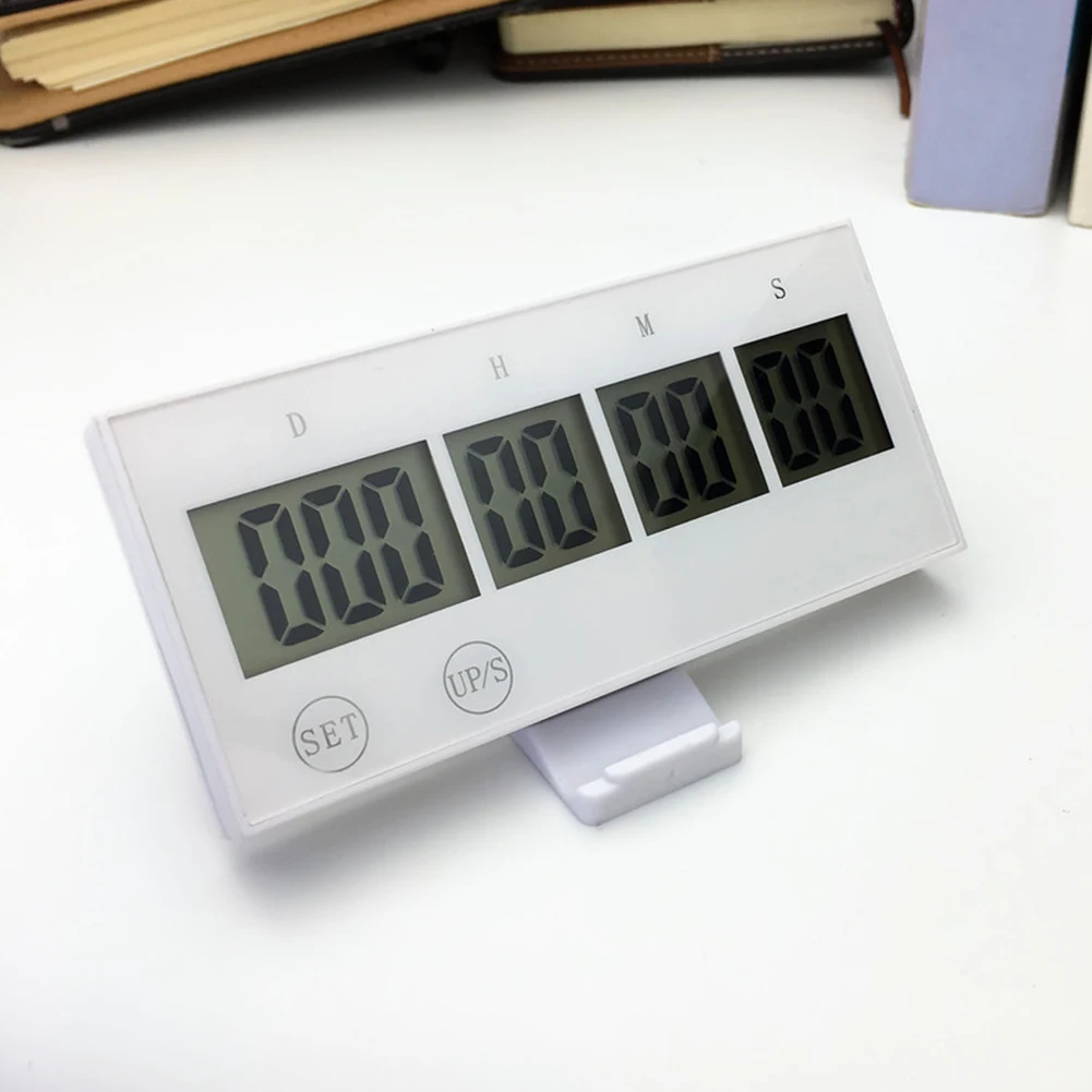 999 Days Digital Timer Touch Screen Keys Electronic Stopwatch Clocks Multifunctional Lightweight Reusable for Wedding Retirement