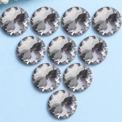 

20Pcs Crystal Buttons for Sofa Headboard Furniture Upholstery Tacks DIY Craft Decorations Romantic Atmosphere Crystal Button