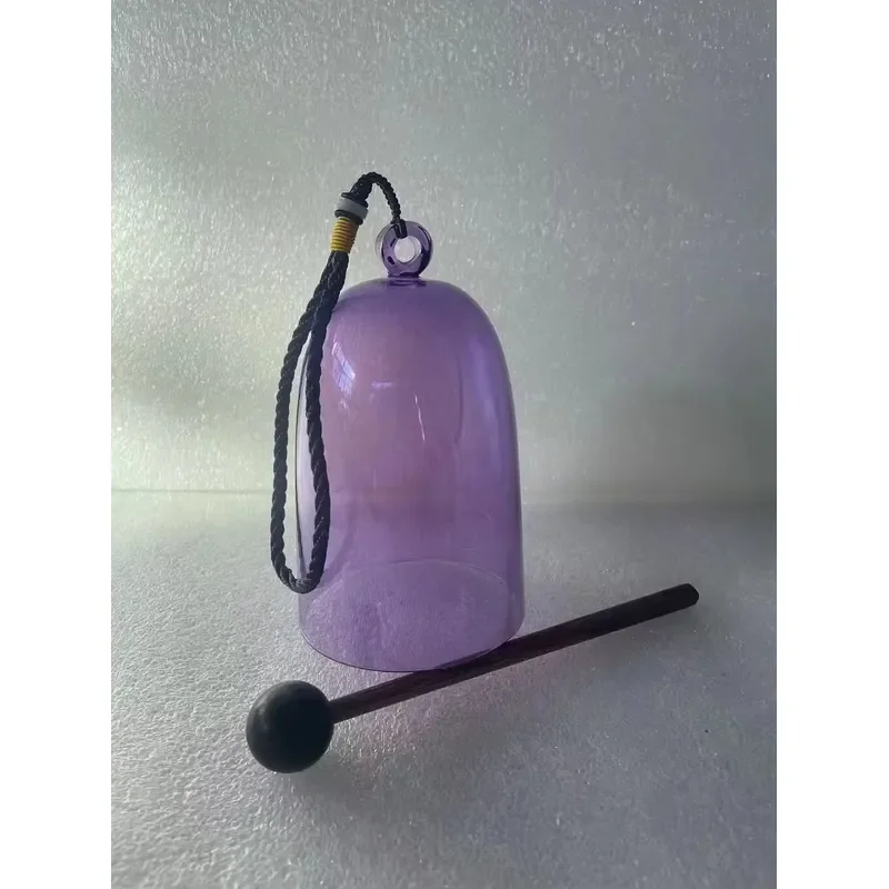 STAR LIN KUP 432Hz Crystal Singing Bell 5th Octave Perfect Pitch B A# A Note Magic Purple Color Healing Sound Bowl