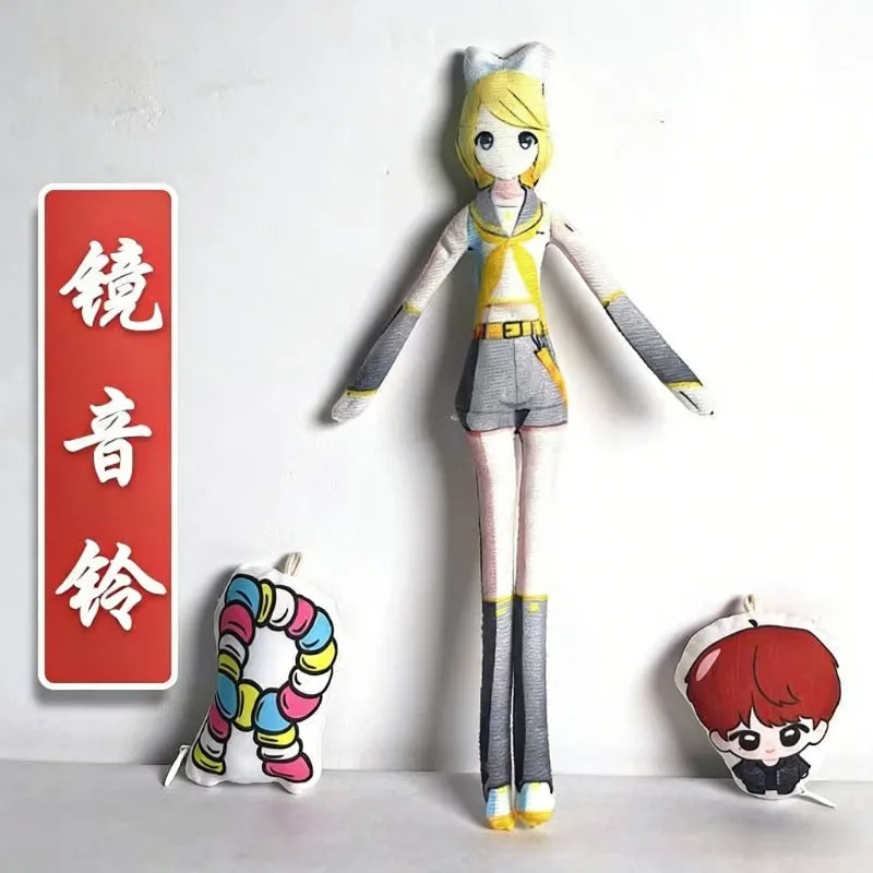 

Project Sekai Cosplay Plush Dolls Handmade Twistable Wire Skeleton Action Figure Halloween Prop Accessories