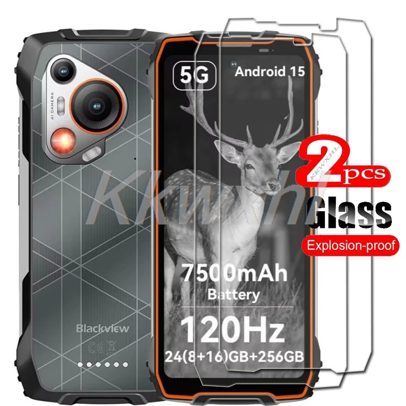 2PCS FOR Blackview BL7000 Tempered Glass Cover ON BlackviewBL7000 Oscal Pilot 3 Pilot3 6.78" Screen Protector Transparent Film