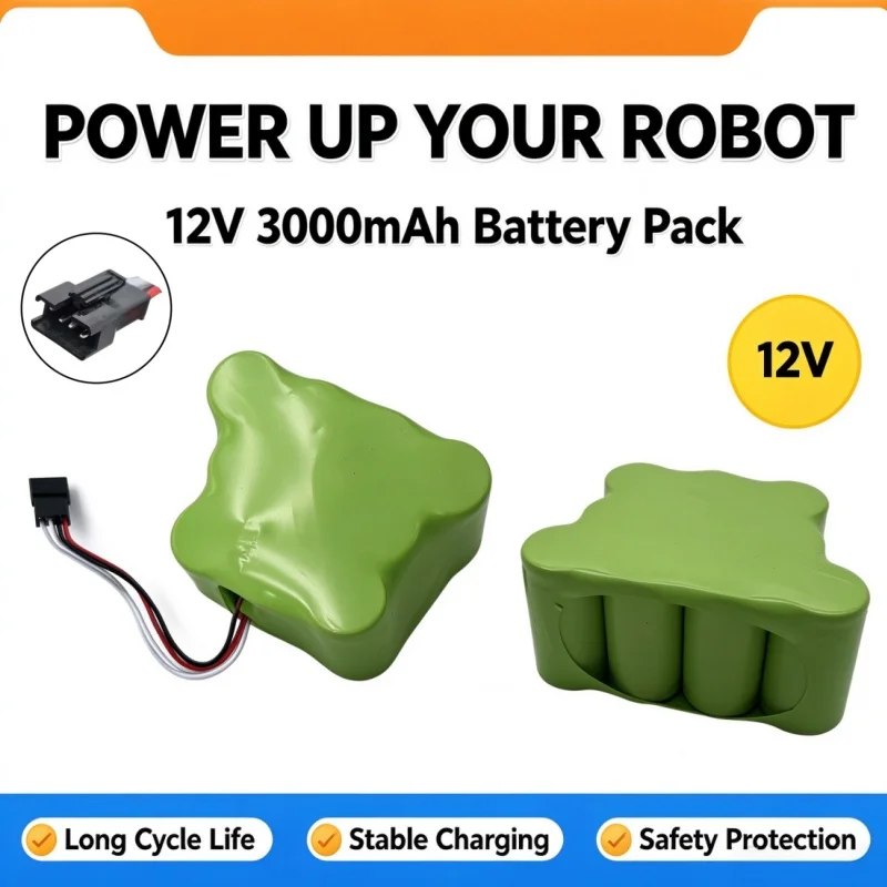 ECOVACS 800 810 830 CEN82 Sweeping Robot Replacement Battery 12V 3000mAh‑12800mAh Rechargeable Pack