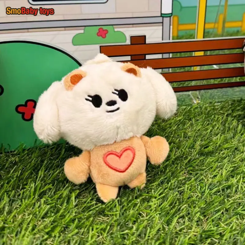 Kpop TXT boneka mewah lucu Soobin Beomgyu PPULBATU sama mewah gantungan kunci Tutu Bar dua batang boneka gantungan kunci cincin mewah liontin tas