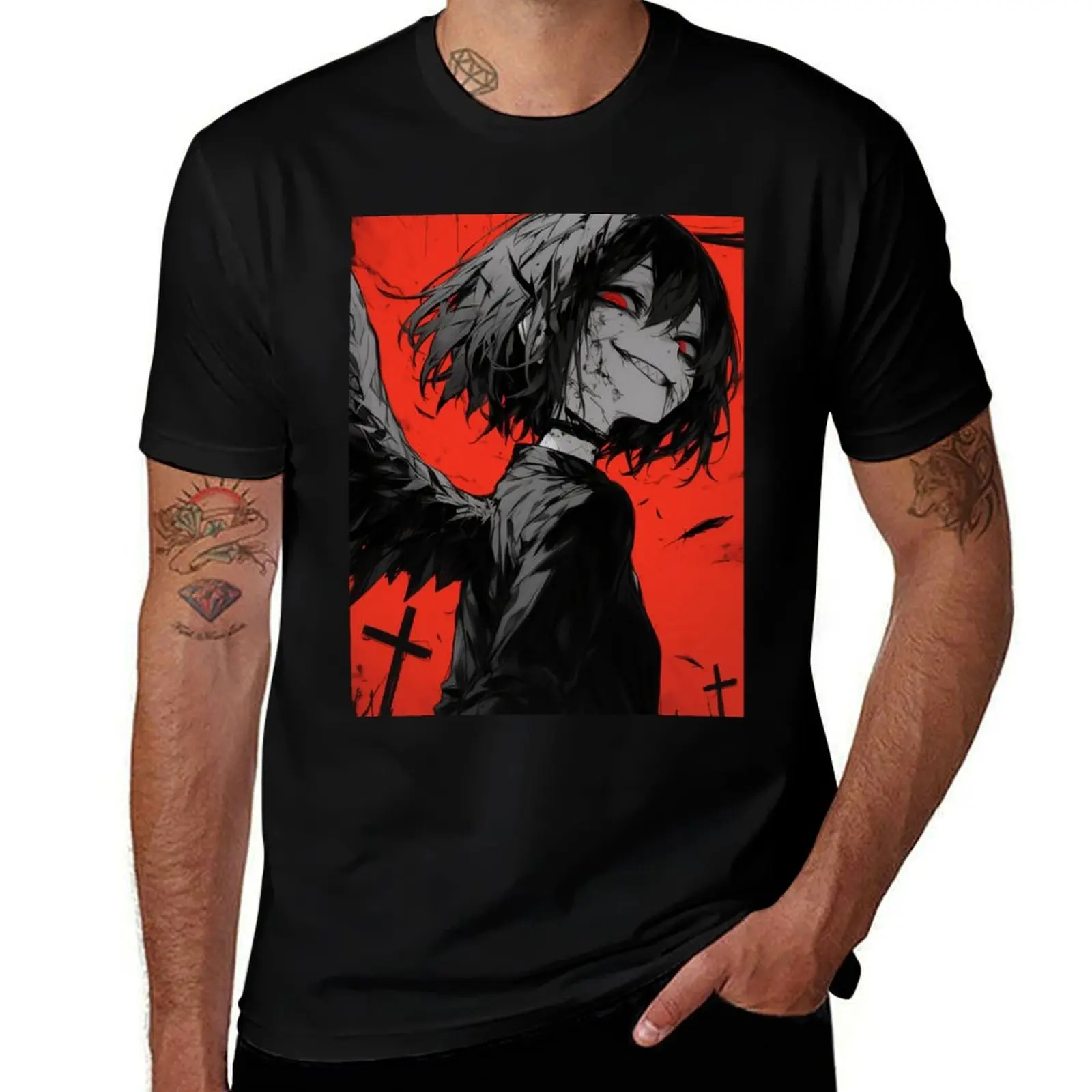 Angel Core T-Shirt Casual Work Wear T-Shirt