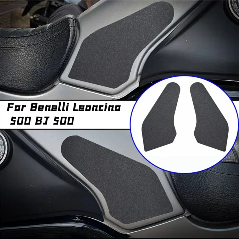 

PVC full set anti-slip side tank pads gas knee grip traction pad stickers for motorcycle Benelli Leoncino 500 BJ 500