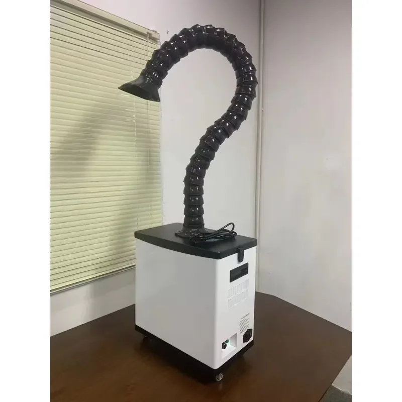 Economic Mini Solder Fume Extractor with Smoke Absorber New Air Cleaning Equipment for Lasering Cutting
