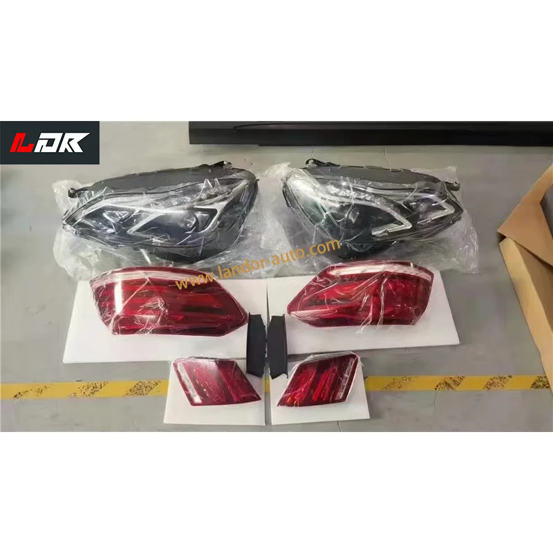 BR C-Für W212 Auto-Stoßstangen für E200 E300 E250 E63 Upgrade-Body-Kits E-Klasse Facelift-Konvertierung Alt zu Neu