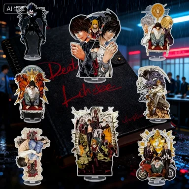 Soporte acrílico de Anime Death Note de 15CM, placa modelo, personajes de Cosplay, accesorios de adorno, colección de productos, regalo, accesorio de decoración, regalo