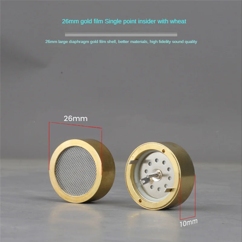 -B48C Microfoni a condensatore Cartuccia centrale Capsule Sostituzioni Parti di strumenti elettrici per microfono a diaframma largo
