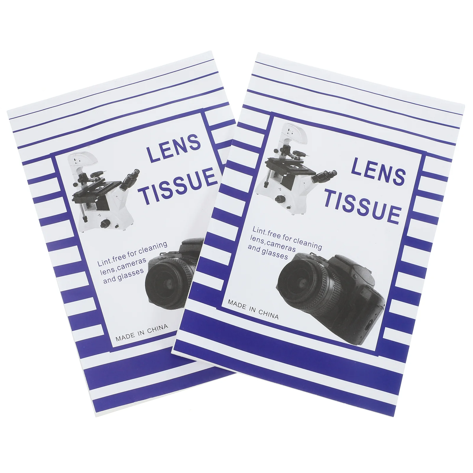 100 PCS Lens Tissue for Camera Lenses Cleanser Eyeglasses Wipe Travel Mirrorless