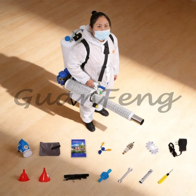Heavy Duty, Pulse Atomizer, High Pressure Fine Water Mist Smoke Disinfection Sprayer, Orchard, Paddy Crop Farm Grade
