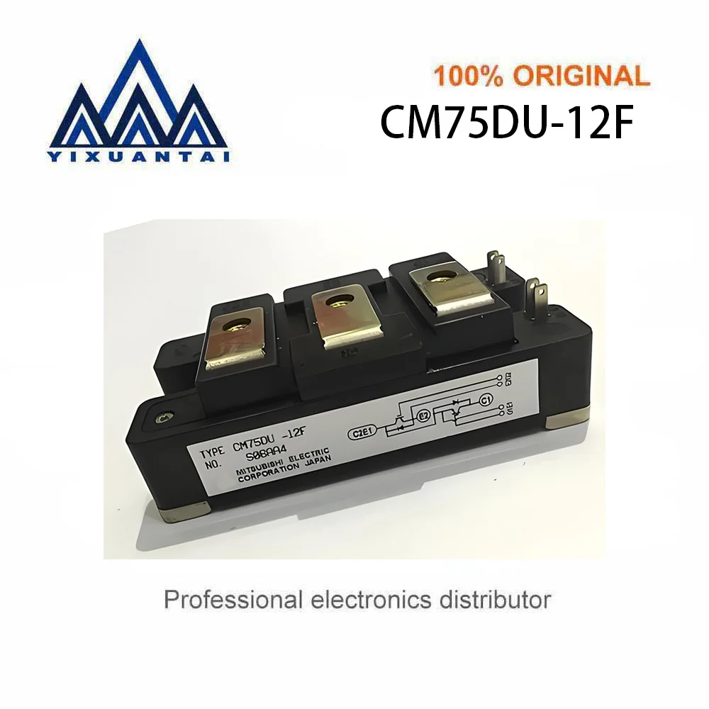 10pcs/Lot   CM75DU-12F  【Dual  IGBT MODULES  MOD 75A / 600V】Original Refurbishment  New