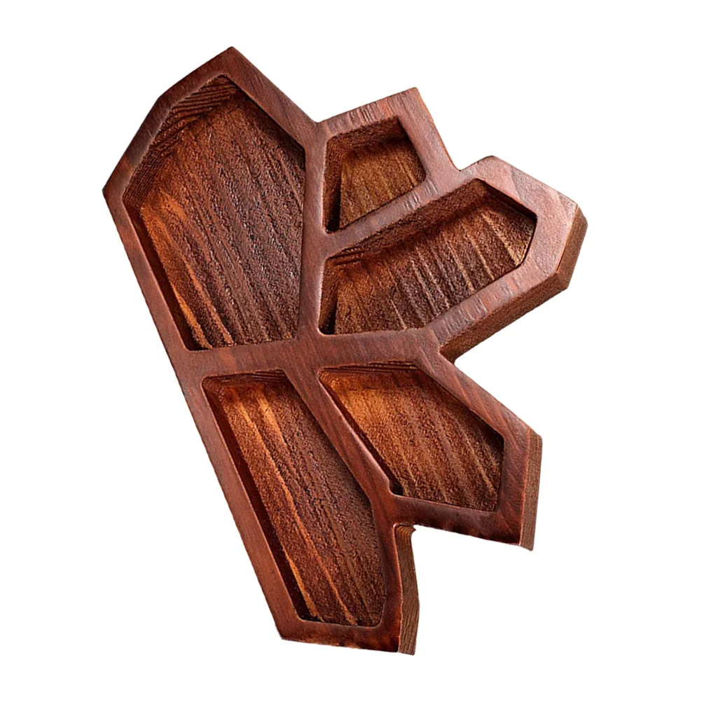 Wooden Crystal Tray Crystal Holder Decorative Display Plate Jewelry Storage Organizer Natural Wood Texture Bracelet Necklace - Image 2