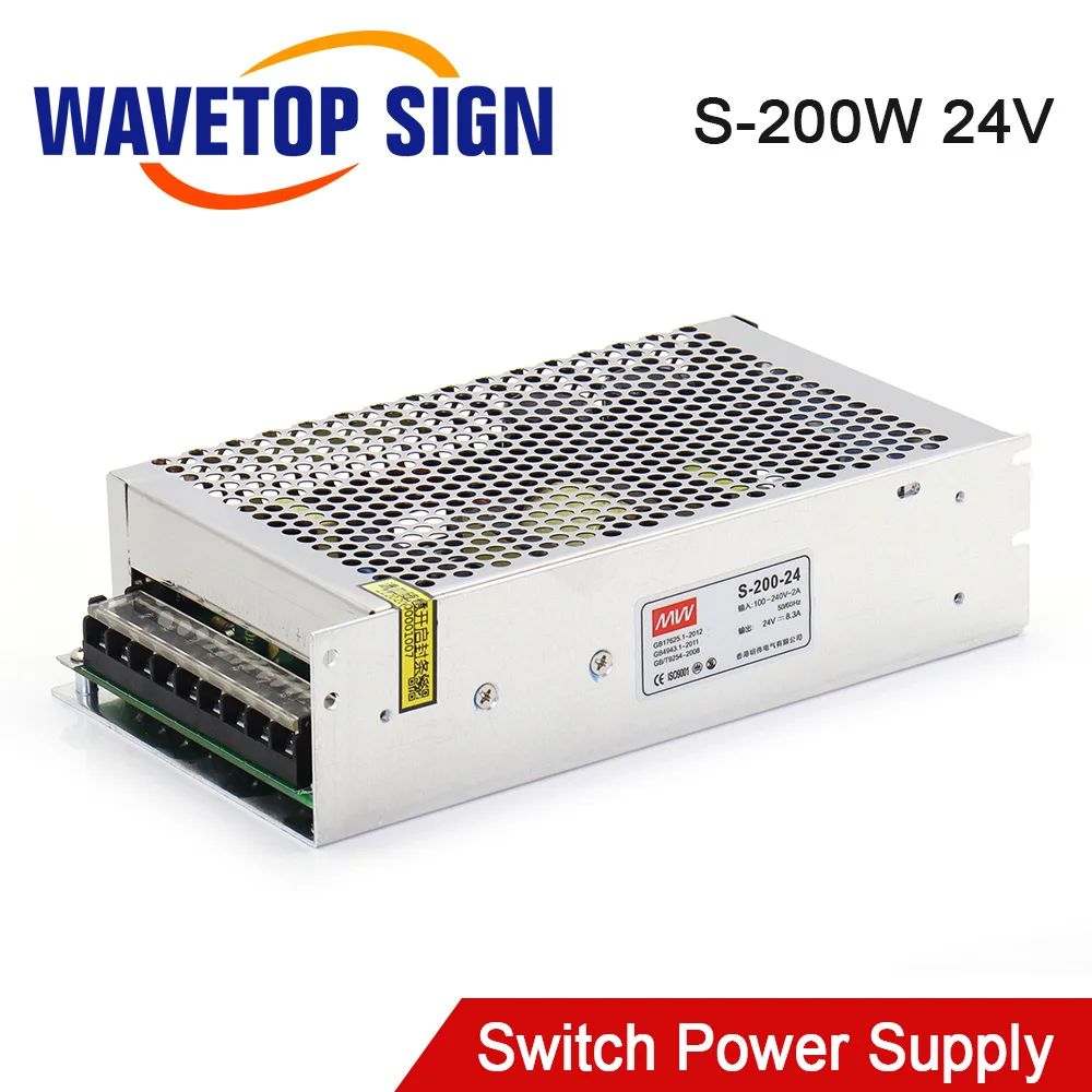 

WaveTopSign 200W Switch Power Supply S-200-24V 8.3A for Laser Machine