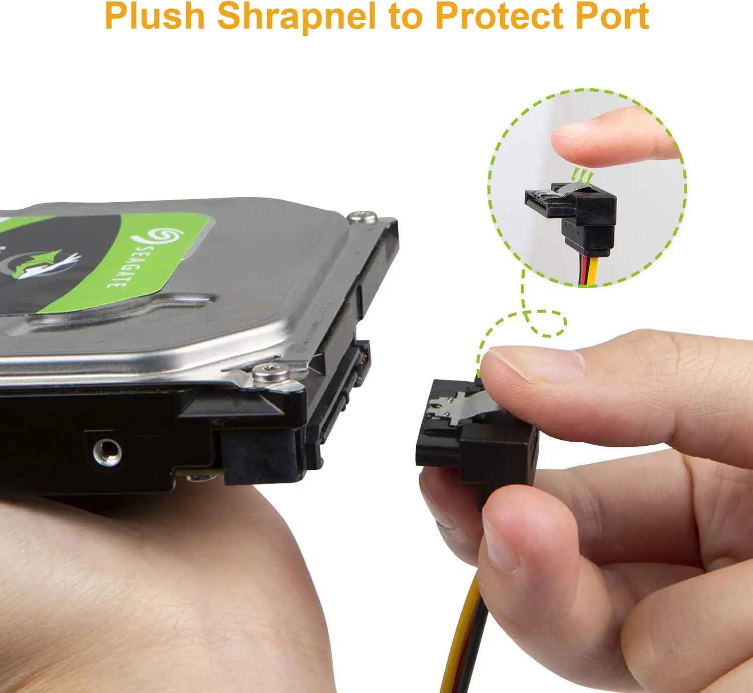 Adaptateur de câble d'alimentation SATA 15 cm vers LP4 - F/M Adaptateur de câble d'alimentation SATA 15 cm vers LP4 - F/M