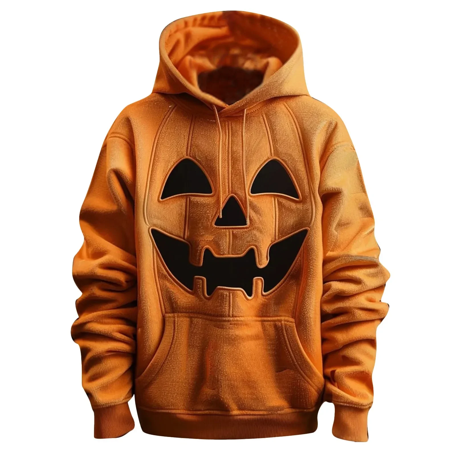 Funny Pumpkin Graphic Hoodies For Men Halloween Sweatshirt Casual Fashion Multi-Purpose Top Digital 3D Printed Hooded Sweater