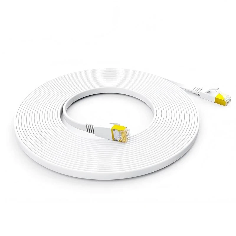 Kabel Ethernet Linkwylan Cat 6 Cat7 UTP STP 1000M Płaski Kabel Internetowy LAN Patch Cord Sieciowy Smukły Długi Kabel Szybki do Routera — zdjęcie produktu 2