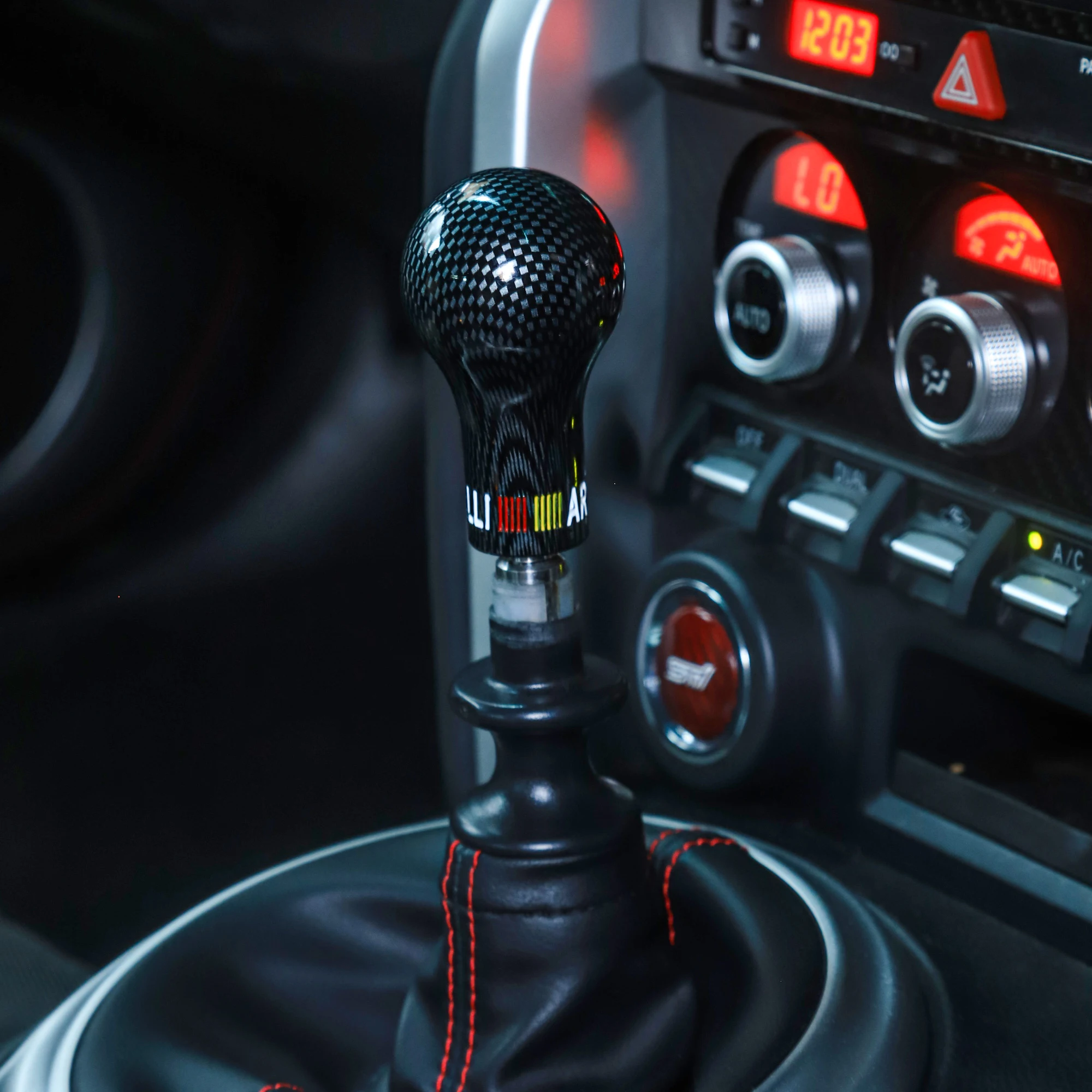 RALLIART 5/6 Speed Auto Gear Shift Knob Car Manual Transmission (MT) for Mitsubishi