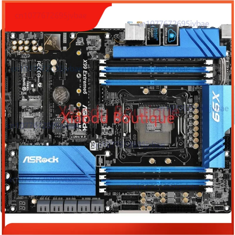 Материнская плата для ASRock X99 Extreme 6, Intel X99 DDR4 LGA 2011-3 M.2 ATX CMOS USB 3.1