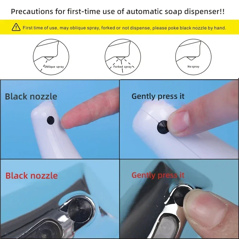 موزع صابون عالي الجودة بمستشعر تلقائي، موزع صابون رغوي بمستشعر مقاوم للماء لحمام المطبخ والحمام