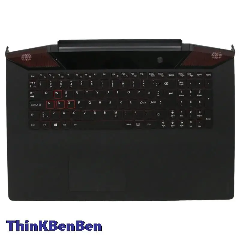 

NDC Nordic Black Keyboard Upper Case Palmrest Shell Cover For Lenovo Ideapad Y700 17 17ISK 5CB0K37662