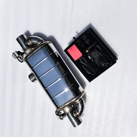 자동차 배기 밸브 머플러 전기 컷 아웃 밸브 2.5 3.0 1 입구-2 출구 사운드 리모콘 조정 가능한 수정 키트