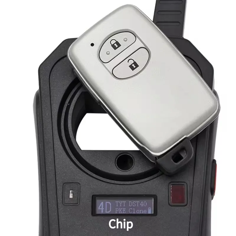 KEYECU Kunci Tanpa Kunci Remote Pintar A433 Chip 4D ASK 433Mhz B77EA B90EA P1 98 untuk Toyota Land Cruiser RAV4 Aurion Highlander Kluger