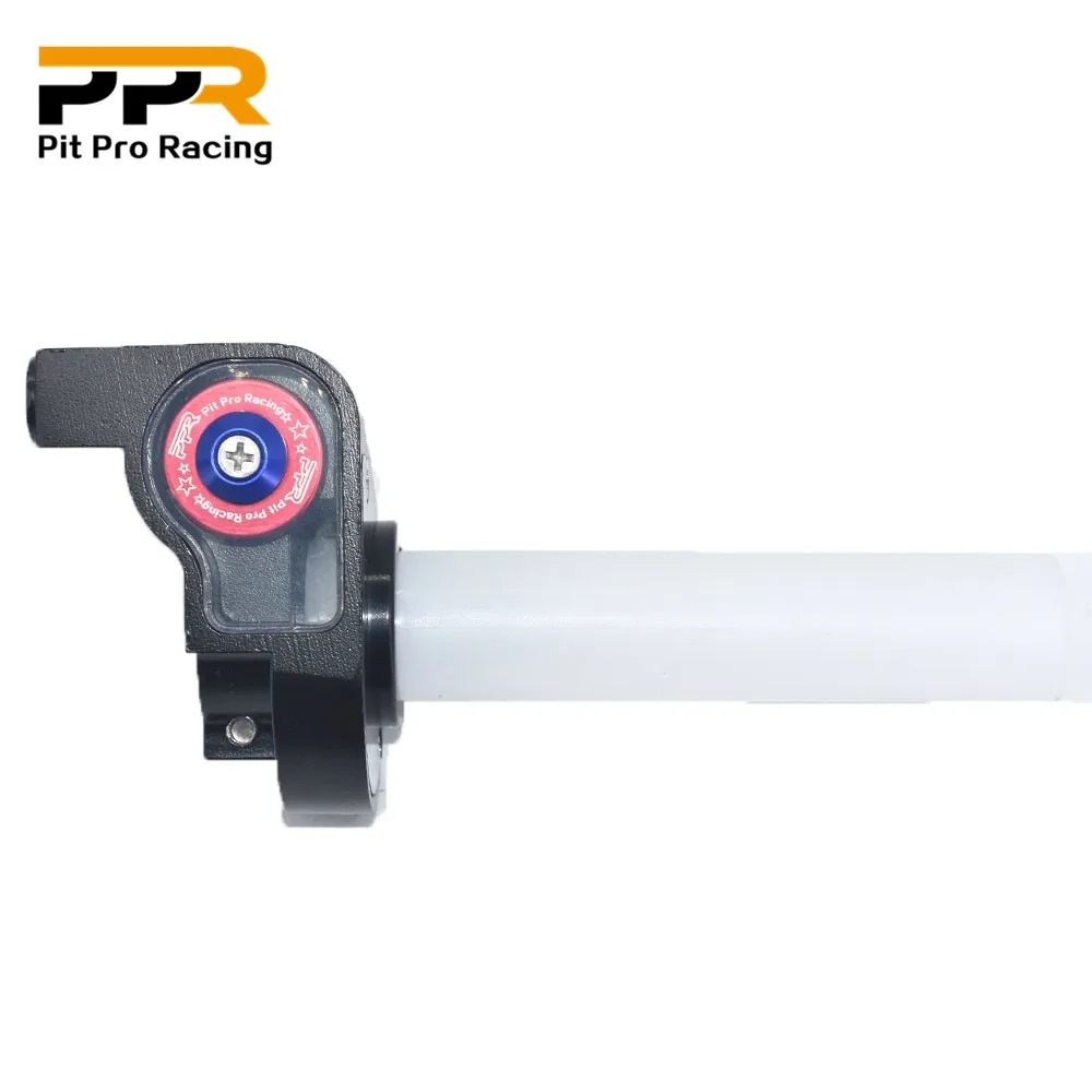 For 24mm Grips Dirt Pit Bike ATV UTV XR50 CRF50 KLX Motorcycle Racing Aluminum Visible Quick Twist Gas Throttle Settle 22mm