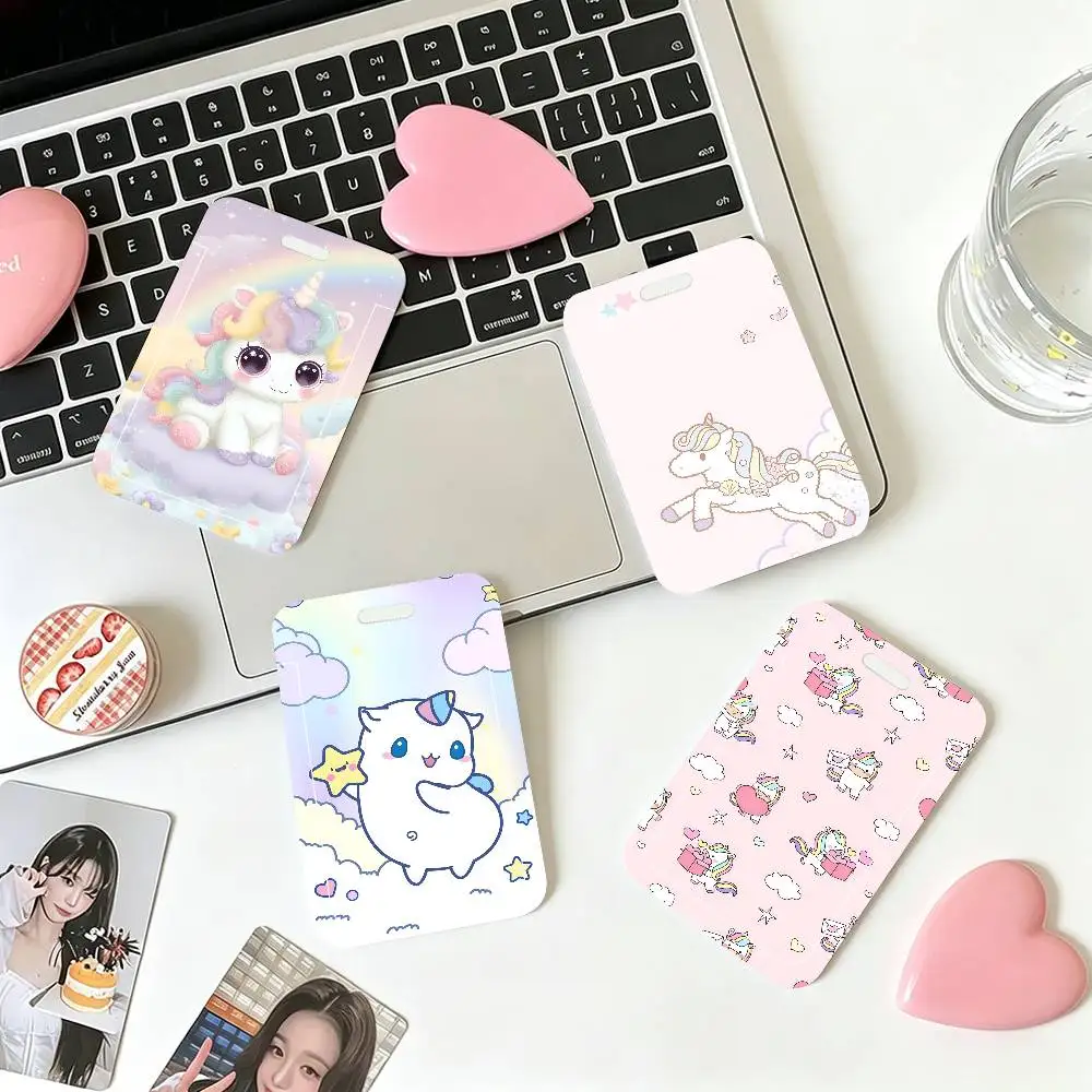 Cute Unicorn Lanyard Card Holders Student ID Card Holders Neckband Card Holders Access Control Accessories Gifts