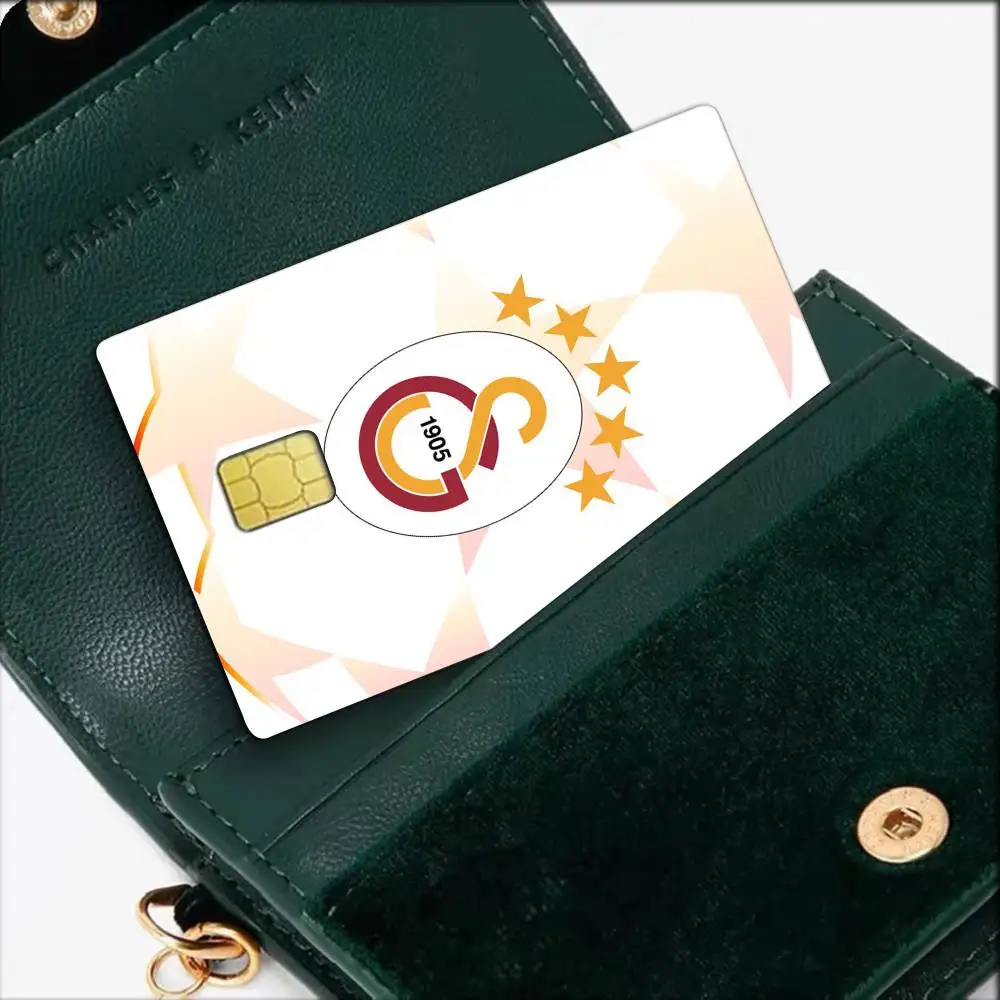 G-Galatasaray SK Waterproof Film Skin Cover Credit Card Stickers Debit Front Bank Bus Pass