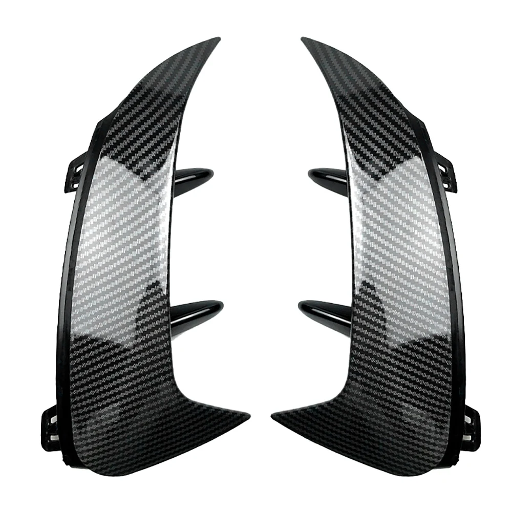 

Carbon Fiber Rear Bumper Spoiler Flank Tail Wind Knife Cover Trim for Mercedes Benz a Class W177 A180 A200 A35 2019-2021