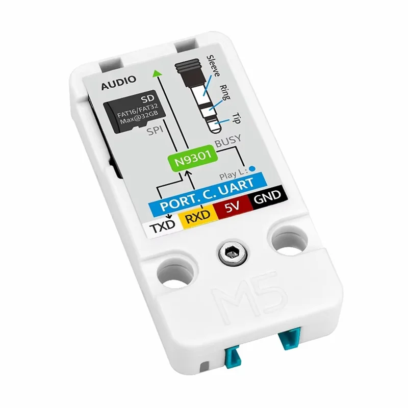 M13K-Support MP3/WAV Audio File Playback Through N9301 Audio Player Unit 3.5Mm Stereo Jack Output Via Audio Decoding Chip