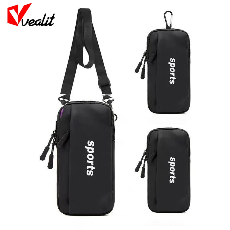 Waterproof Sports Arm Bag Phone Case Wallet Outdoor Running Lanyard Messenger Bag GYM Armbands Holder For Women Men