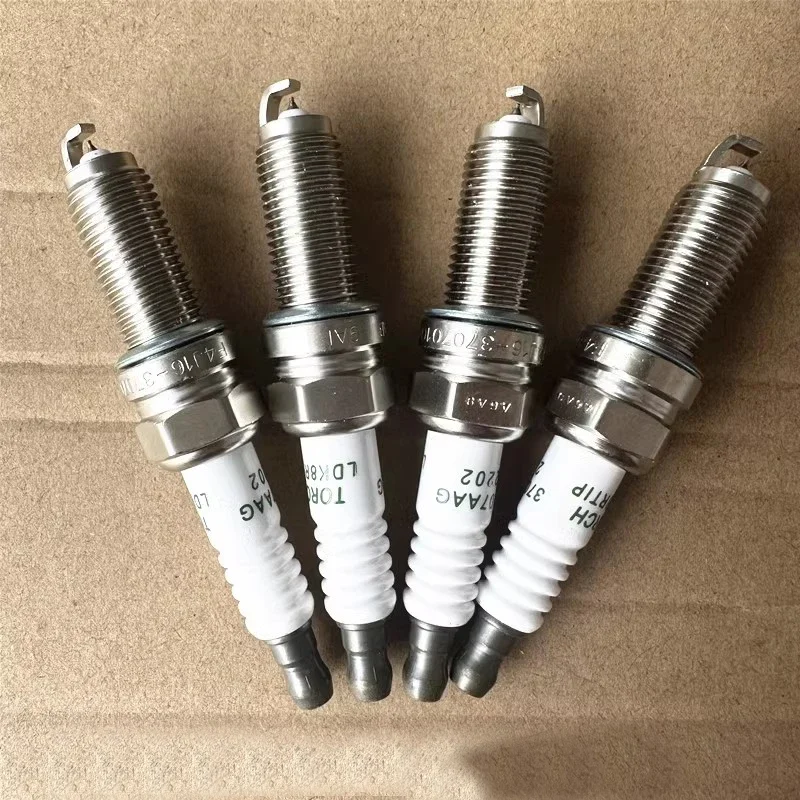 4pcs/set Car Spark Plug F4J16 For Chery Tiggo 2 4 5 7 8 5x Arrizo 5 7 6 JETOUR X70 E4T15/E4T16 Engine 1.5T/1.6T F4J16-3707010