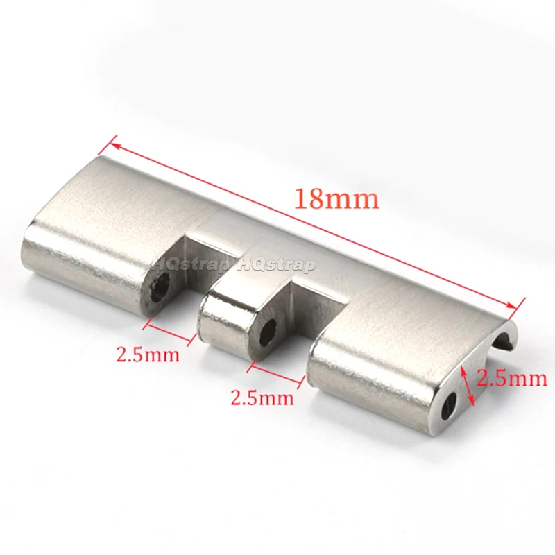 2 個金属湾曲エンドリンク 20 ミリメートル 22 ミリメートルステンレス鋼時計バンドコネクタセイコー SKX009 SKX007 ジュビリーオイスターアダプター