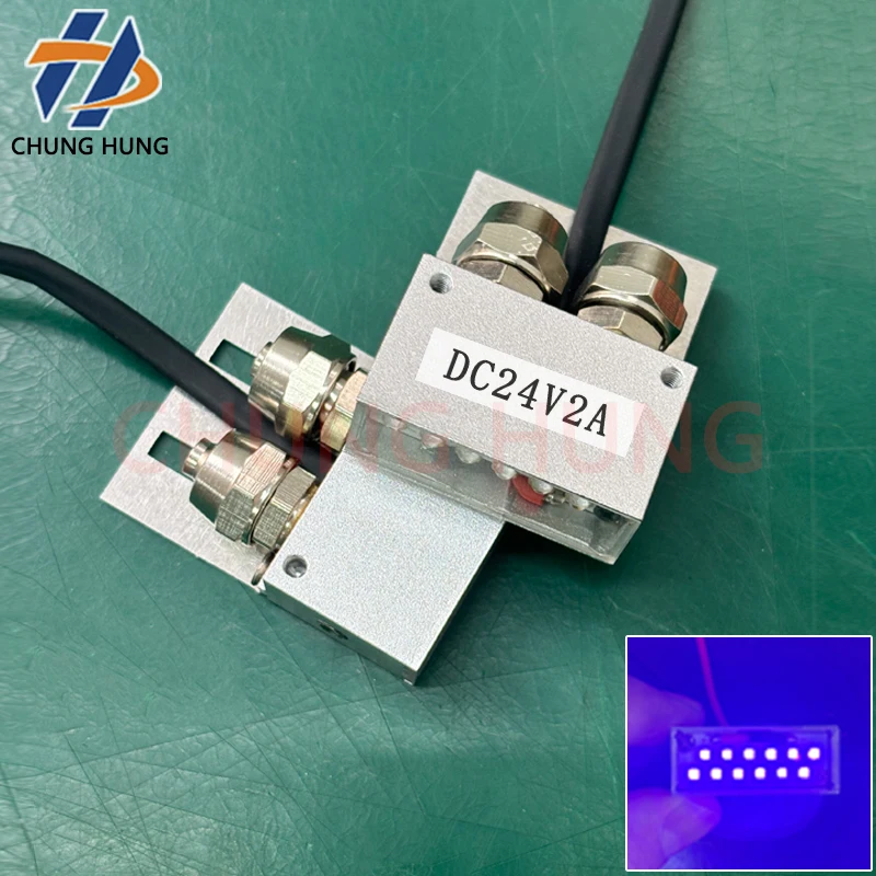 

R1390 L1800 UV flatbed printer XP600 TX800 modified with UV LED curing lamp small water-cooled UV ink curing lamp