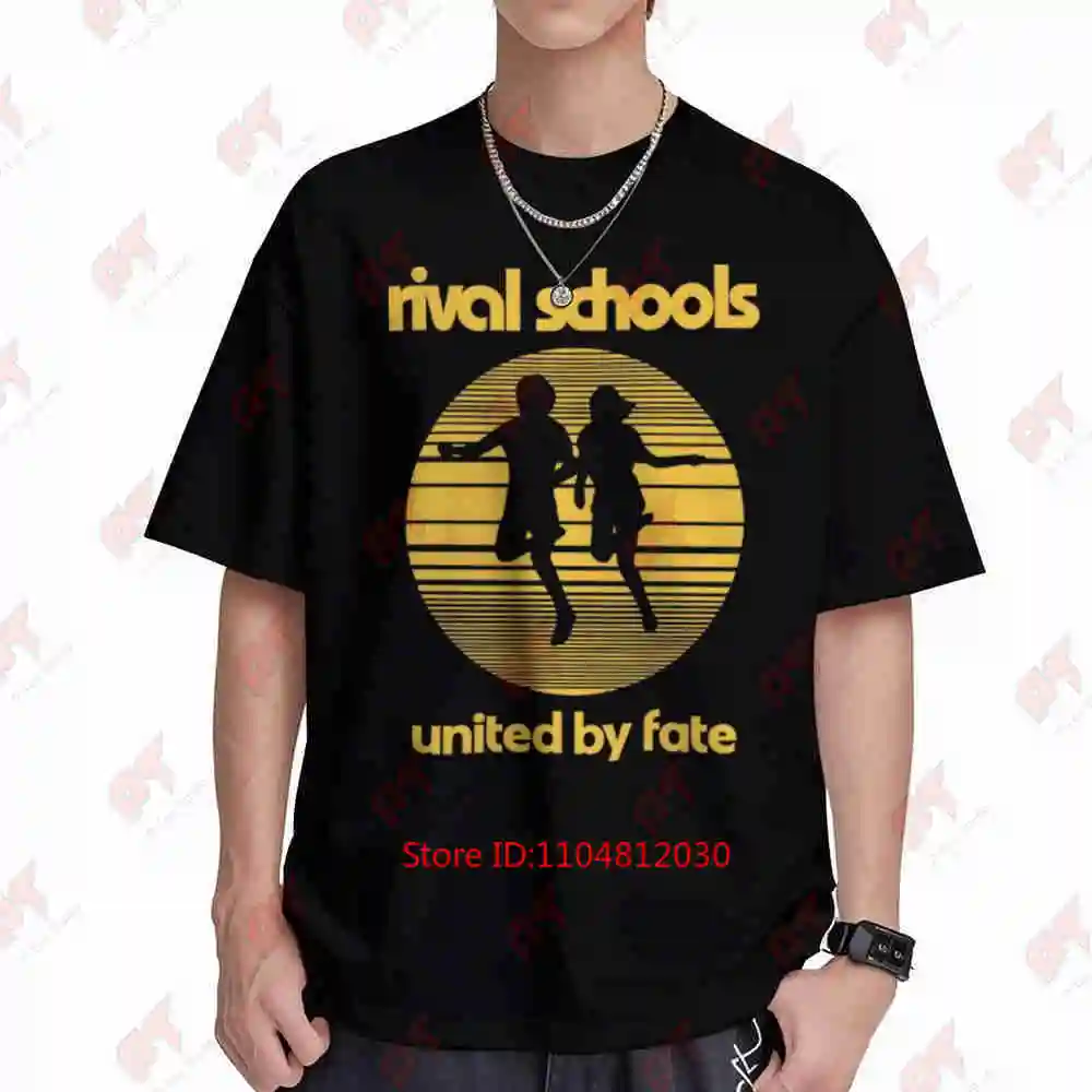 90S Rival Schools Band Short Sleeve Tee 100% Cotton T-Shirt