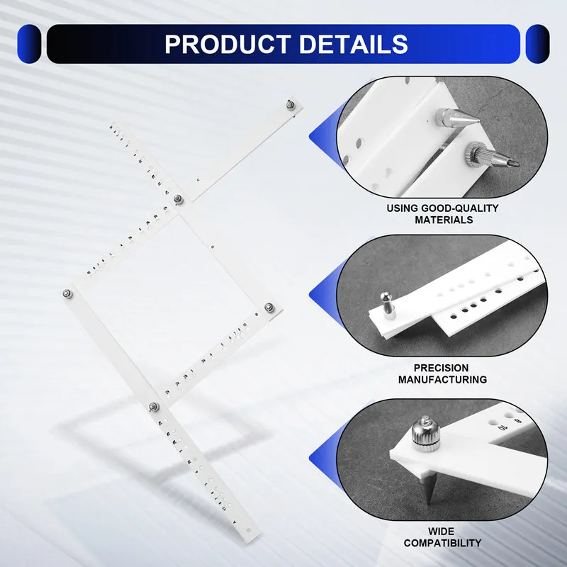 Scale Excellent Folding Ruler Artist Pantograph Copy Rluers Draw Enlarger Reducer Tool For Office School Drawing-A07G image 6