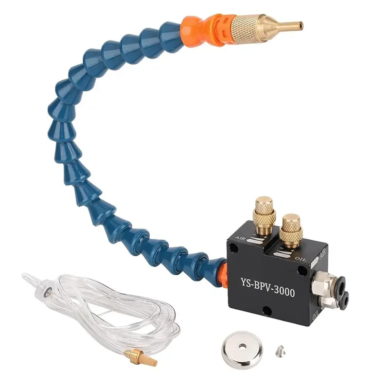 

【ЗИМА】Система охлаждения Coolant Mister для фрезерных станков, система туманообразования для мини-фрезеров с магнитным основанием, система смазки ЧПУ с распылителем