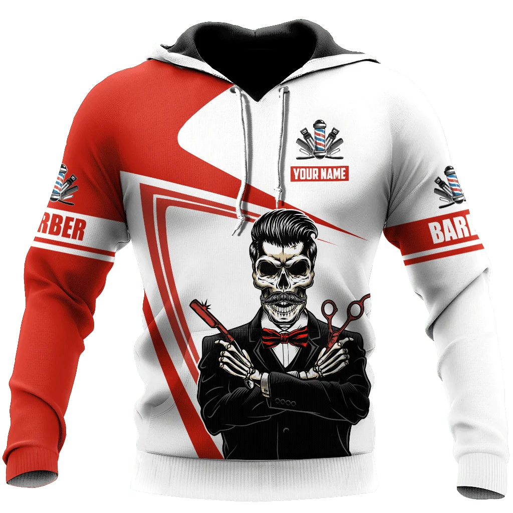 Personalized Barber 3D All Over Printed Combo Hoodie + Sweatpant Autumn Unisex Sportswear Casual Tracksuits Male Clothes YT-01
