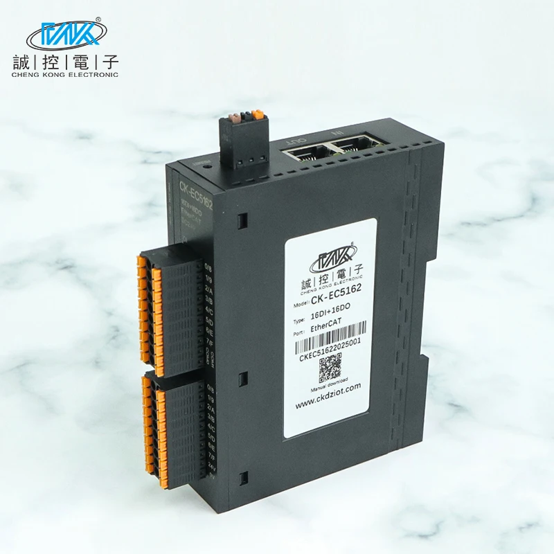 

RJ45 PLC EtherCAT Controller with EtherCAT Protocol Digital Input and Output Ethernet/IP Distributed IO Module