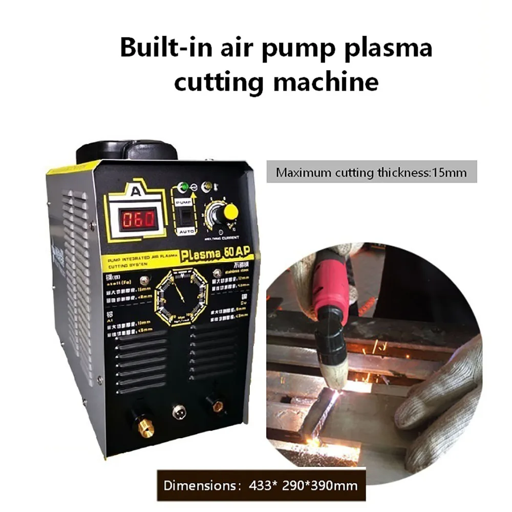 CNC Plasma Cutting Machine LGK CUT Electric Welding Machine 220V Air Plasma Cutting Machine Built-in Air Pump Cut Plasma Welder