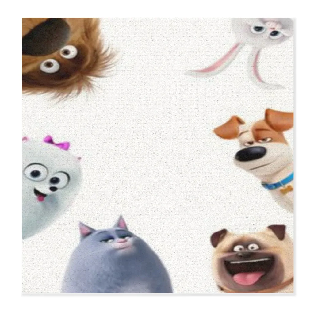 

Cartoon T-The Secret Life of Pets Free Shipping Drain Pad Non-slip Super Absorbent Mats Wear resistant Dish-washing Dry Pad