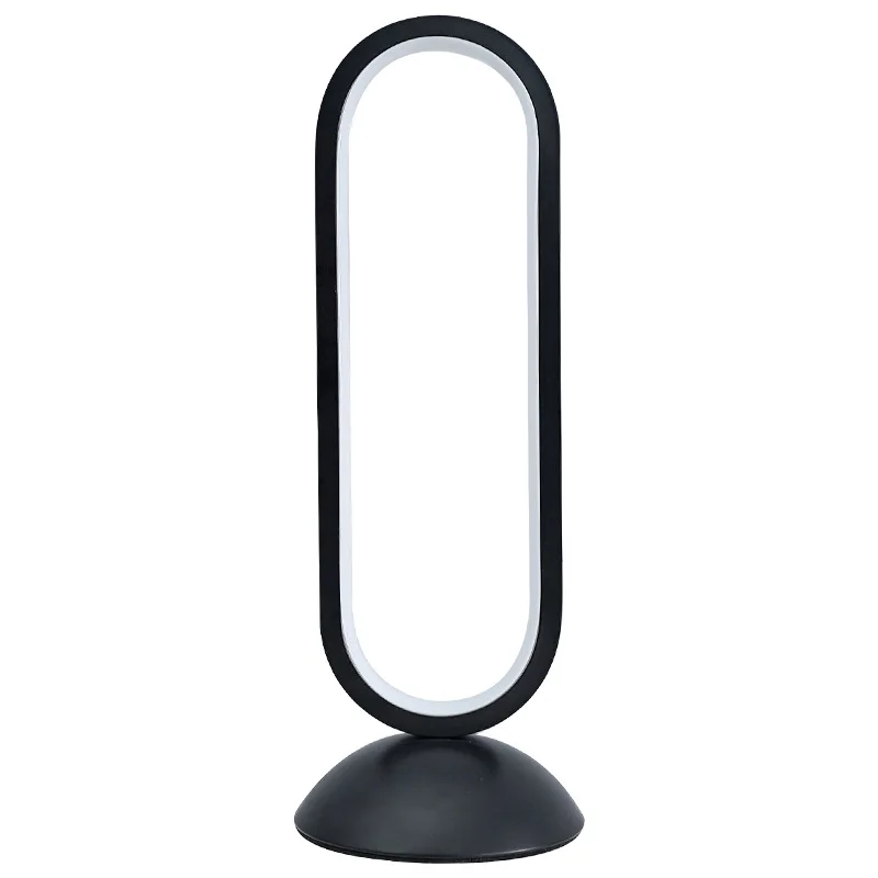 Lampada da scrivania per atmosfera nordica Ins Decorazione del vento Lampada da comodino Linea di passerella Luce notturna Telecomando Lampada da scrivania dimmerabile Dormitorio